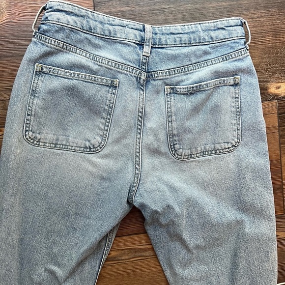 Anthropologie PILCRO distressed high-rise slim jeans size 29 petite light wash - Picture 14 of 16